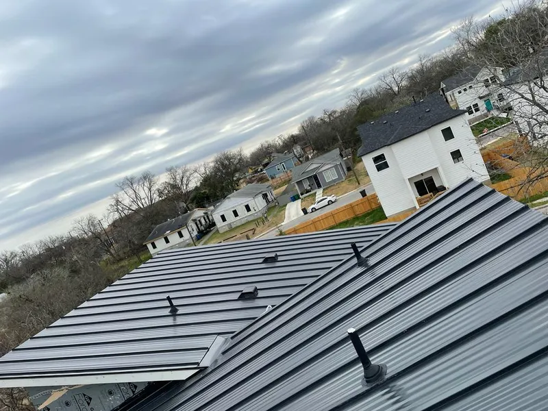 Standing seam metal roof panels with vents for Skylight Repair in Bonita